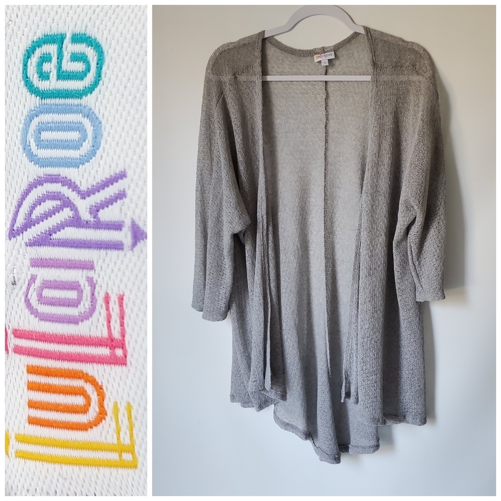 Lularoe Sheer Duster Coverup Open Drape Front